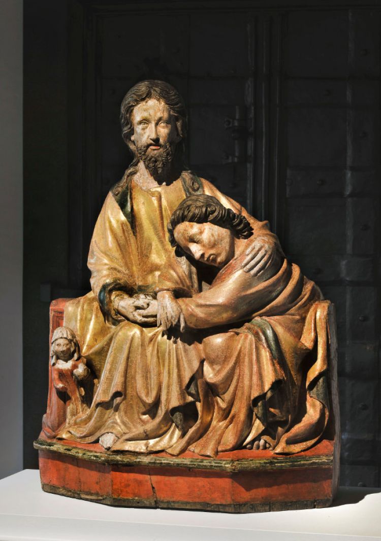 Le Christ et saint Jean, vers 1430, Photo : Musées de la Ville de Strasbourg