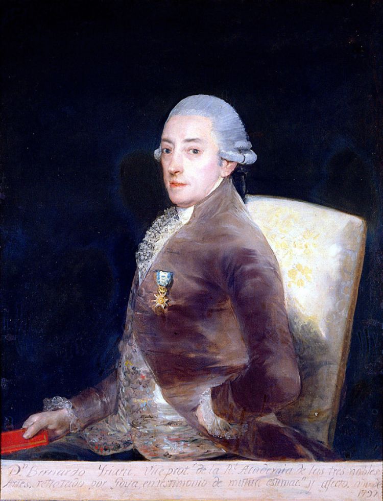 Francisco de Goya, Portrait de Don Bernardo de Iriarte, 1797, Photo : Musées de la Ville de Strasbourg