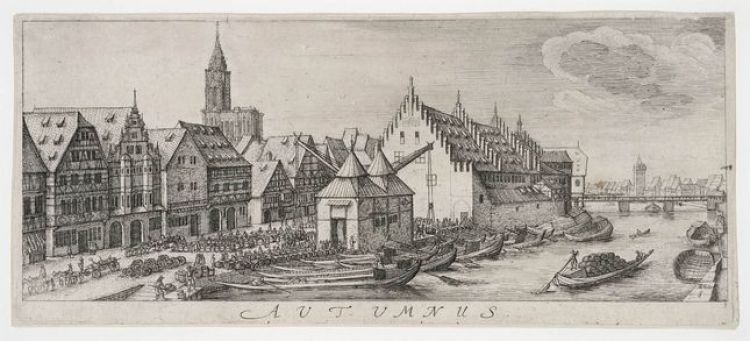 Wenzel Hollar, Les quatre saisons, l’Automne, eau-forte, 1630. Photo. M. Bertola/Musées de Strasbourg