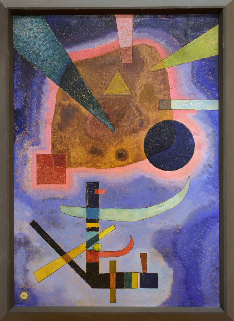 Vassily Kandinsky, Drei Elemente, 1925, Photo : Mathieu Bertola – Musées de la Ville de Strasbourg