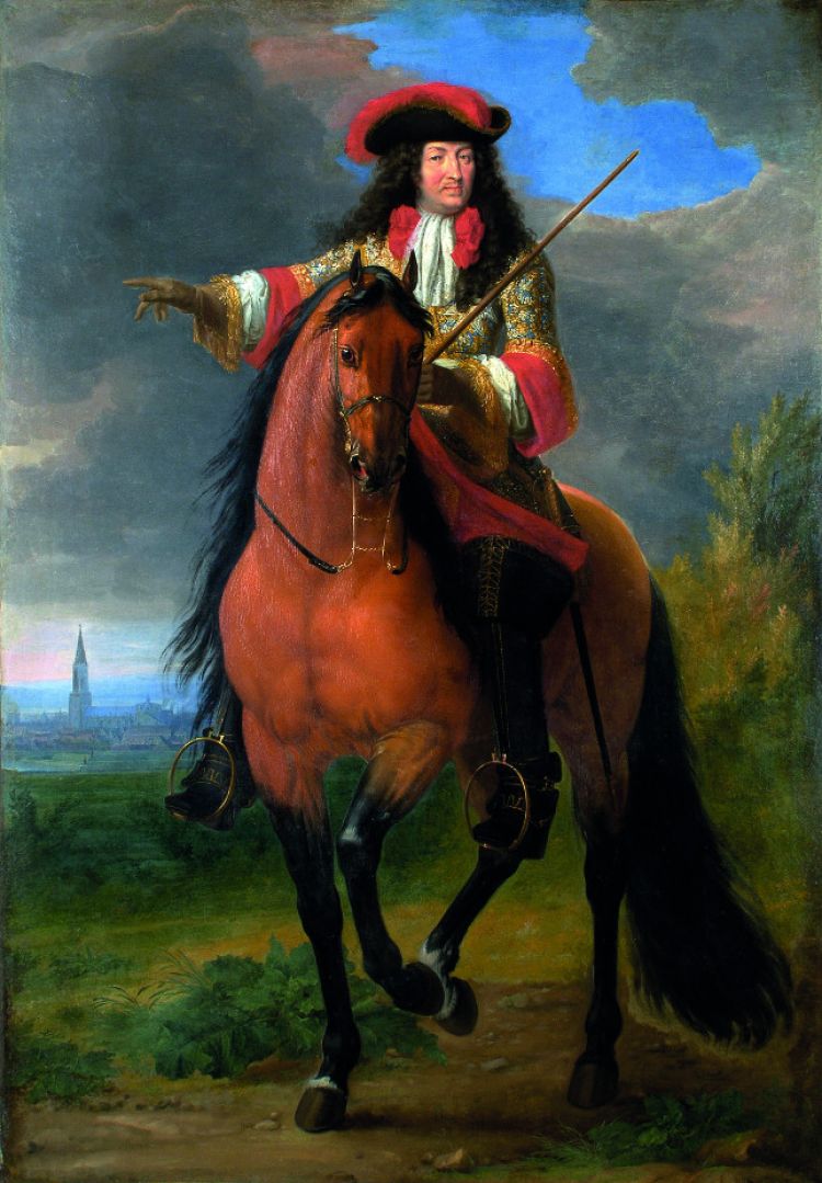 Attribué à Van der Meulen, Louis XIV devant Strasbourg, vers 1682, Photo : Mathieu Bertola – Musées de la Ville de Strasbourg