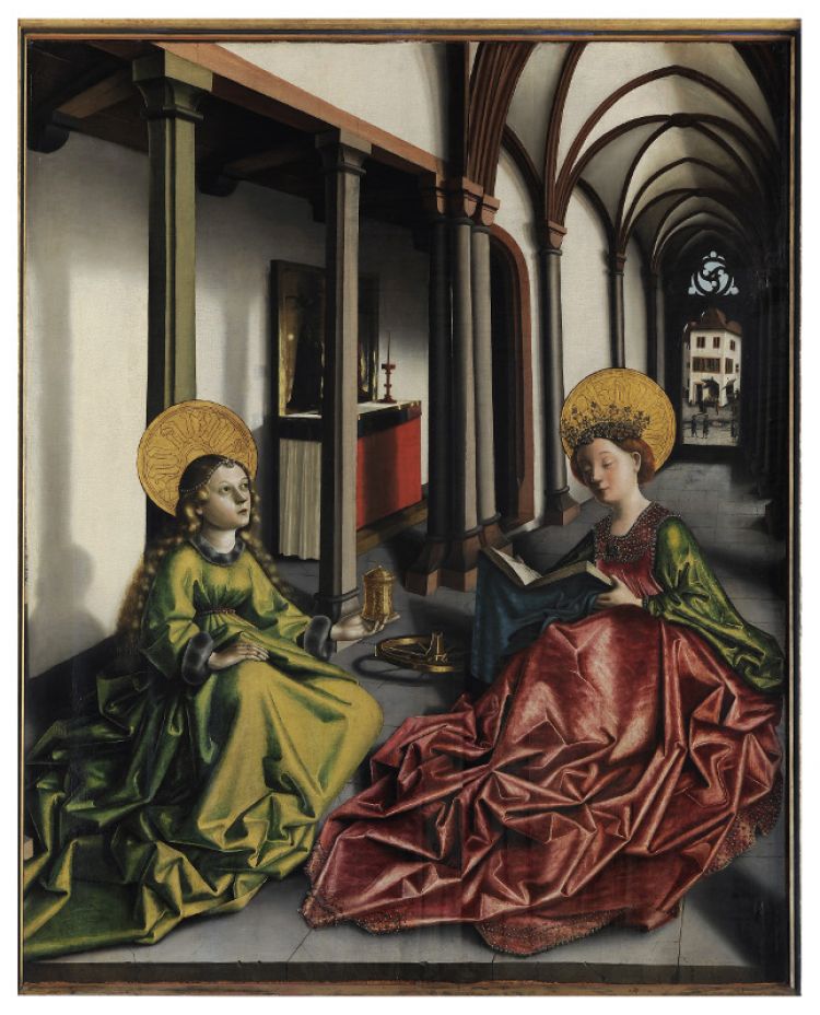 Conrad Witz, Sainte Madeleine et sainte Catherine, vers 1440, Photo : Musées de la Ville de Strasbourg