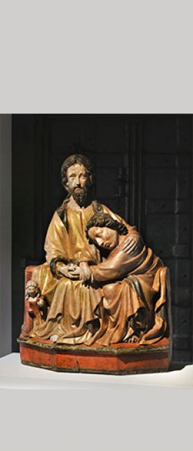 Le Christ et saint Jean, vers 1430, Photo : Musées de la Ville de Strasbourg