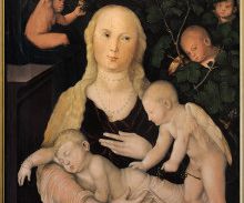 Hans Baldung Grien, Vierge à la treille, vers 1541-1543, Photo : Musées de la Ville de Strasbourg
