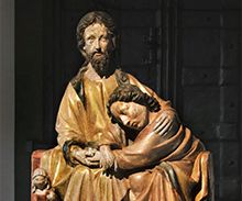 Le Christ et saint Jean, vers 1430, Photo : Musées de la Ville de Strasbourg