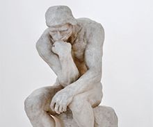Auguste Rodin, Le Penseur, 1904, Photo : Mathieu Bertola – Musées de la Ville de Strasbourg
